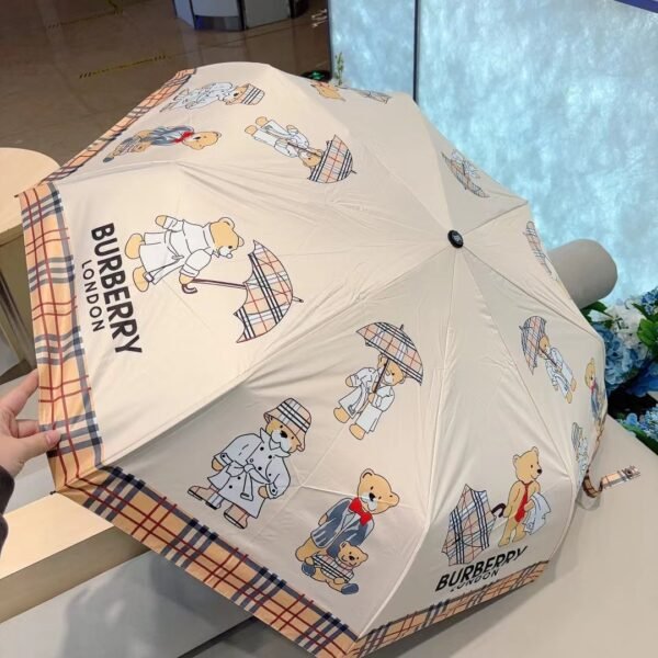 DIOR Folding Umbrella —weiss