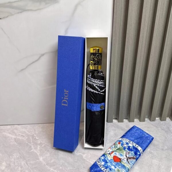 DIOR Folding Umbrella —weiss