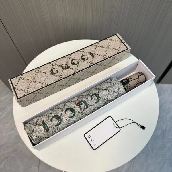 DIOR Folding Umbrella —weiss