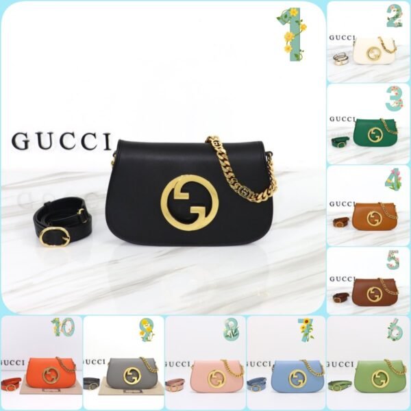 GUCCI counter quality bag original leather premium version 28x16x4cm