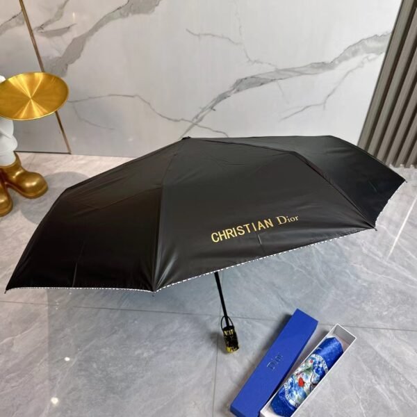 DIOR Folding Umbrella —weiss
