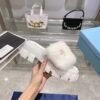 PRADA Advanced otter rabbit fur slippers