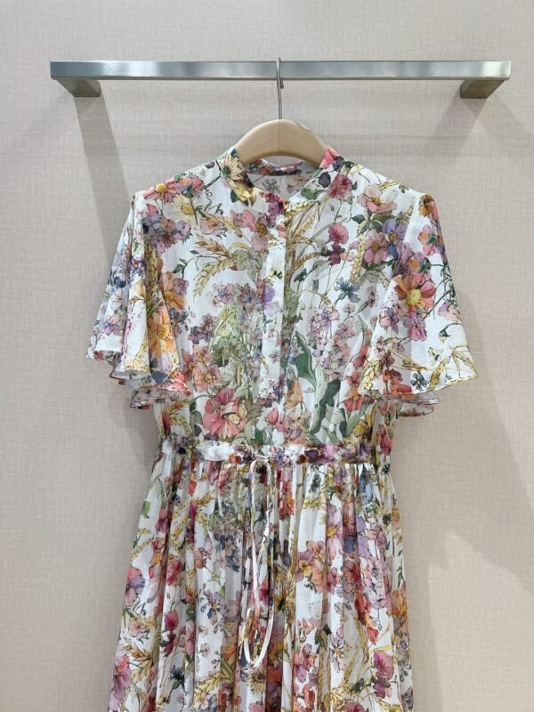 Dior New 100% Pure Cotton Windscape Floral Clothes High quality version