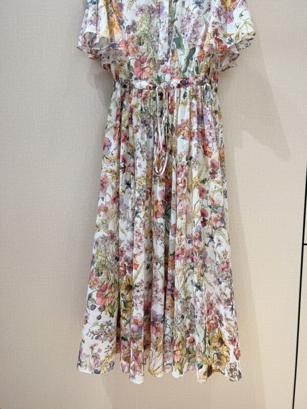 Dior New 100% Pure Cotton Windscape Floral Clothes High quality version