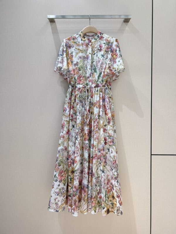 Dior New 100% Pure Cotton Windscape Floral Clothes High quality version