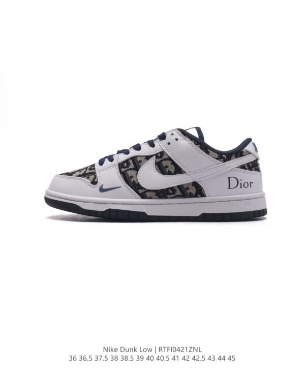 Dior & Nike Dunk Low sneakers vintage board shoes