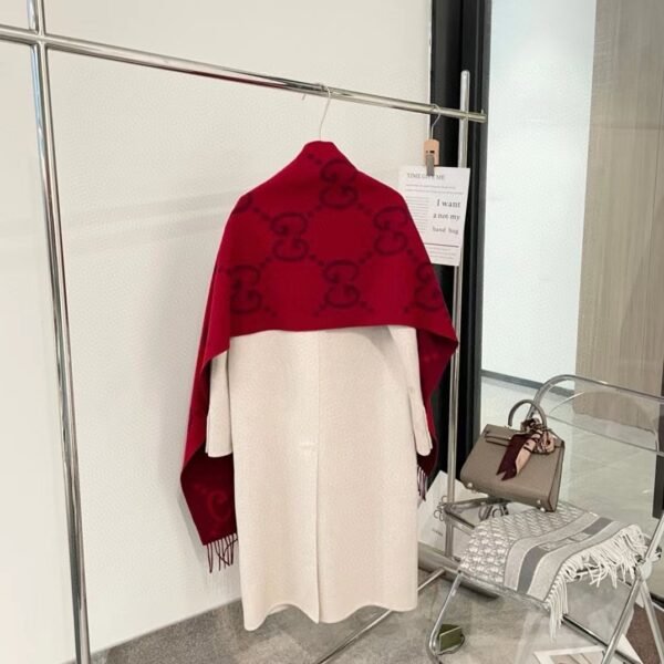 GUCCI Premium scarf 100% cashmere 45x200cm
