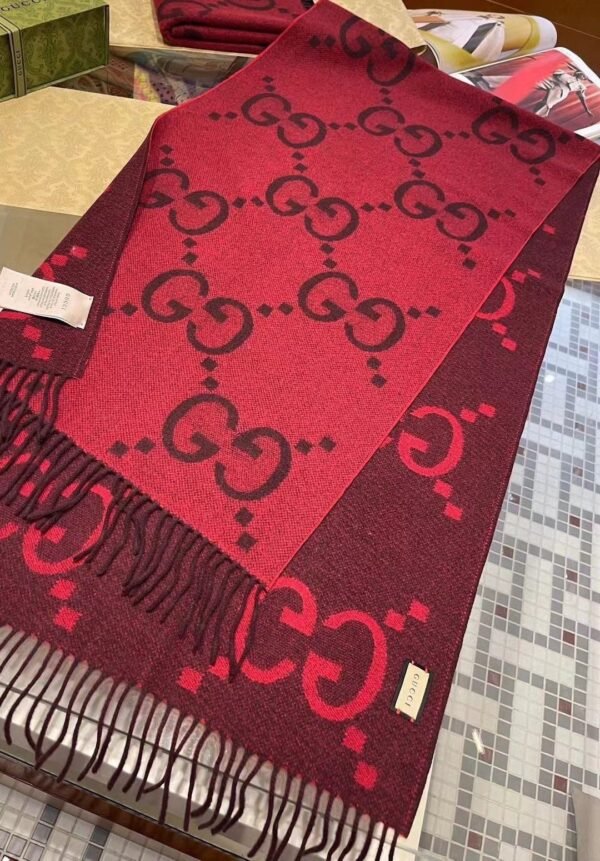 GUCCI Premium scarf 100% cashmere 45x200cm