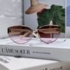 miumiu New Frameless Sunglasses Women Retro Sunglasses 1：1 Premium