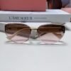 miumiu New Frameless Sunglasses Women Retro Sunglasses 1：1 Premium