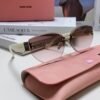 miumiu New Frameless Sunglasses Women Retro Sunglasses 1：1 Premium