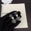 Chanel heart earrings