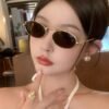 MIUMIU Metal Sunglasses for Women Premium Edition 1：1