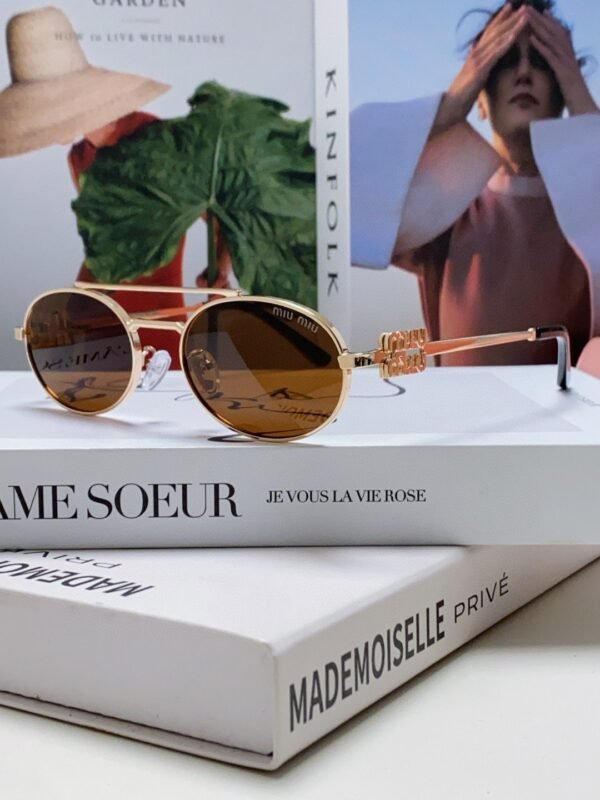 MIUMIU Metal Sunglasses for Women Premium Edition 1：1