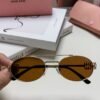 MIUMIU Metal Sunglasses for Women Premium Edition 1：1