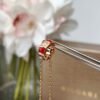 Bulgari diamond snake bone mother-of-pearl necklace Premium