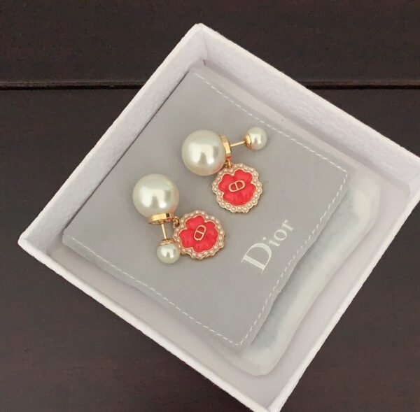 DIOR Pearl Earrings CD Earrings Premium Edition
