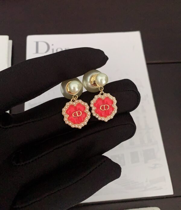 DIOR Pearl Earrings CD Earrings Premium Edition