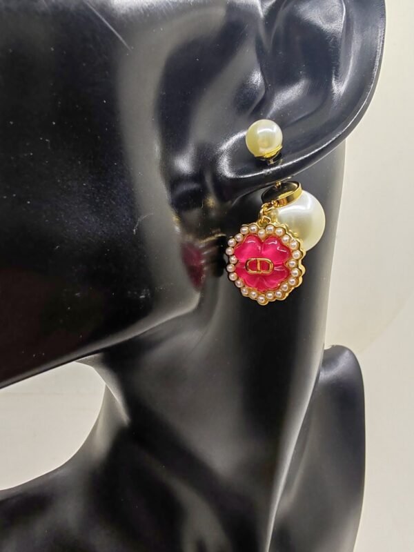 DIOR Pearl Earrings CD Earrings Premium Edition