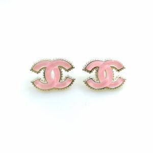 Chanel new pink earrings high-end version