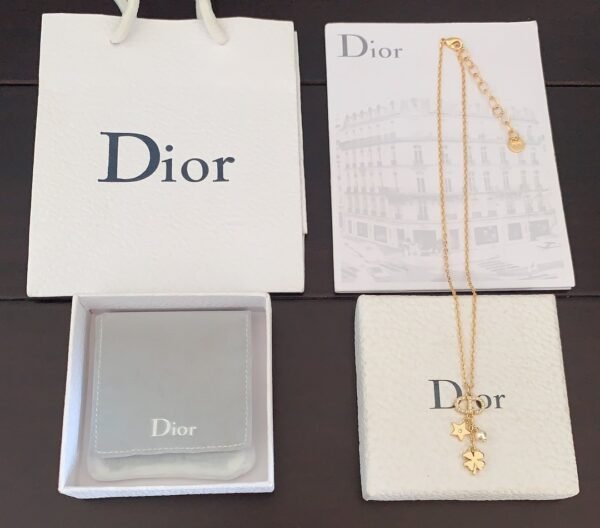 DIOR Four Leaf Clover Necklace Premium