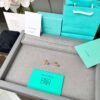 Tiffany Woven series key earrings Premium 1:1
