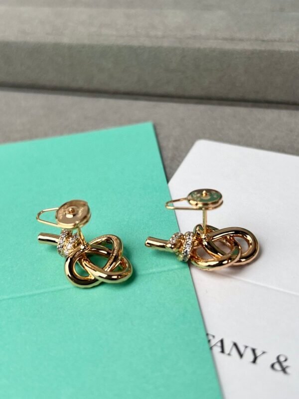 Tiffany Woven series key earrings Premium 1:1