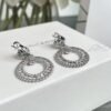 Van Cleef & Arpels new earrings inlaid with full diamonds, high-end version 1:1