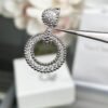 Van Cleef & Arpels new earrings inlaid with full diamonds, high-end version 1:1