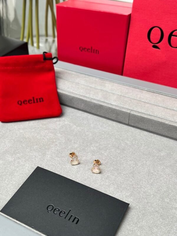 QEELIN Chinese element gourd earrings