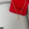 Louis Vuitton Four Leaf Clover Pointed Double Flower Tassel Flower Necklace