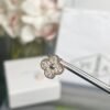 Van Cleef & Arpels four-leaf clover full diamond earrings Premium