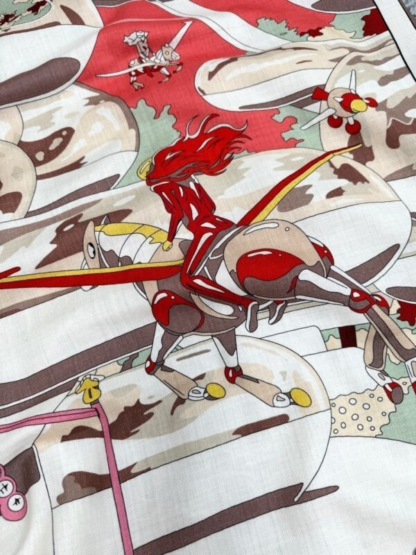 Hermès cashmere square scarf, high-end version 135x135cm