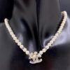 Chanel two-tone flower pearl necklace