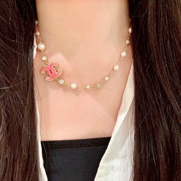Louis Vuitton Four Leaf Clover Pointed Double Flower Tassel Flower Necklace