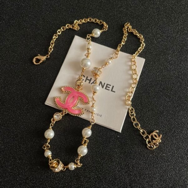 Louis Vuitton Four Leaf Clover Pointed Double Flower Tassel Flower Necklace