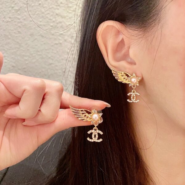 Chanel Wings Earrings