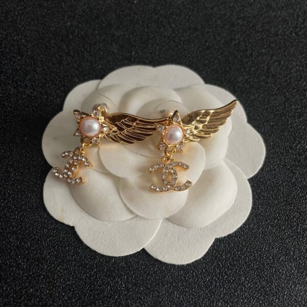 Chanel Wings Earrings
