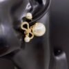 DIOR Pearl Bow Earrings Premium Edition