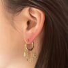 DIOR letter earrings