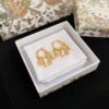 DIOR letter earrings