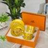 Hermès Gold Coffee Cup and Saucer Set