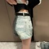 miumiu shorts with belt
