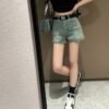 miumiu shorts with belt