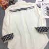 DIOR’s new women’s shirt CD embroidered with little bee logo