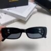 Balenciaga sunglasses retro flat frame leaf shape high-end version