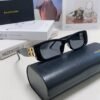 Balenciaga sunglasses retro flat frame leaf shape high-end version