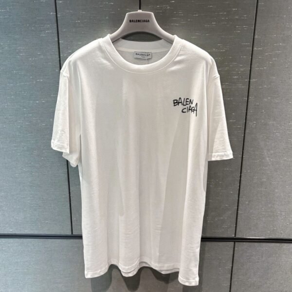 BALENCIAGA Balenciaga 25ss new graffiti short-sleeved T-shirt