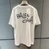 BALENCIAGA Balenciaga 25ss new graffiti short-sleeved T-shirt