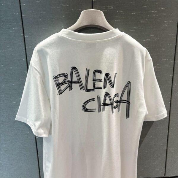 BALENCIAGA Balenciaga 25ss new graffiti short-sleeved T-shirt